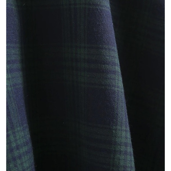 Plaids 1950s Buttoned Belted Swing Dress new - Picture 4 of 8